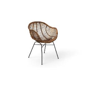 3D Wicker Chair Rusty Worn
